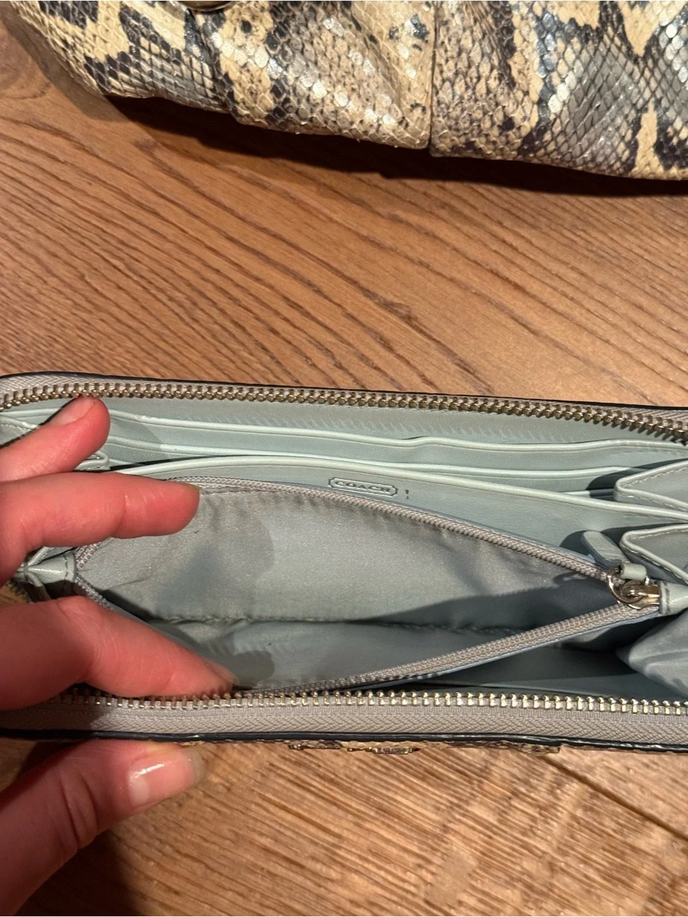 Coach barely worn
